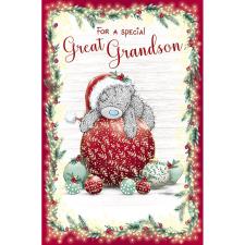 Great Grandson Me to You Bear Christmas Card Image Preview